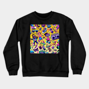 Retro 90s Vibe - Vintage Style Fashion Tee Crewneck Sweatshirt